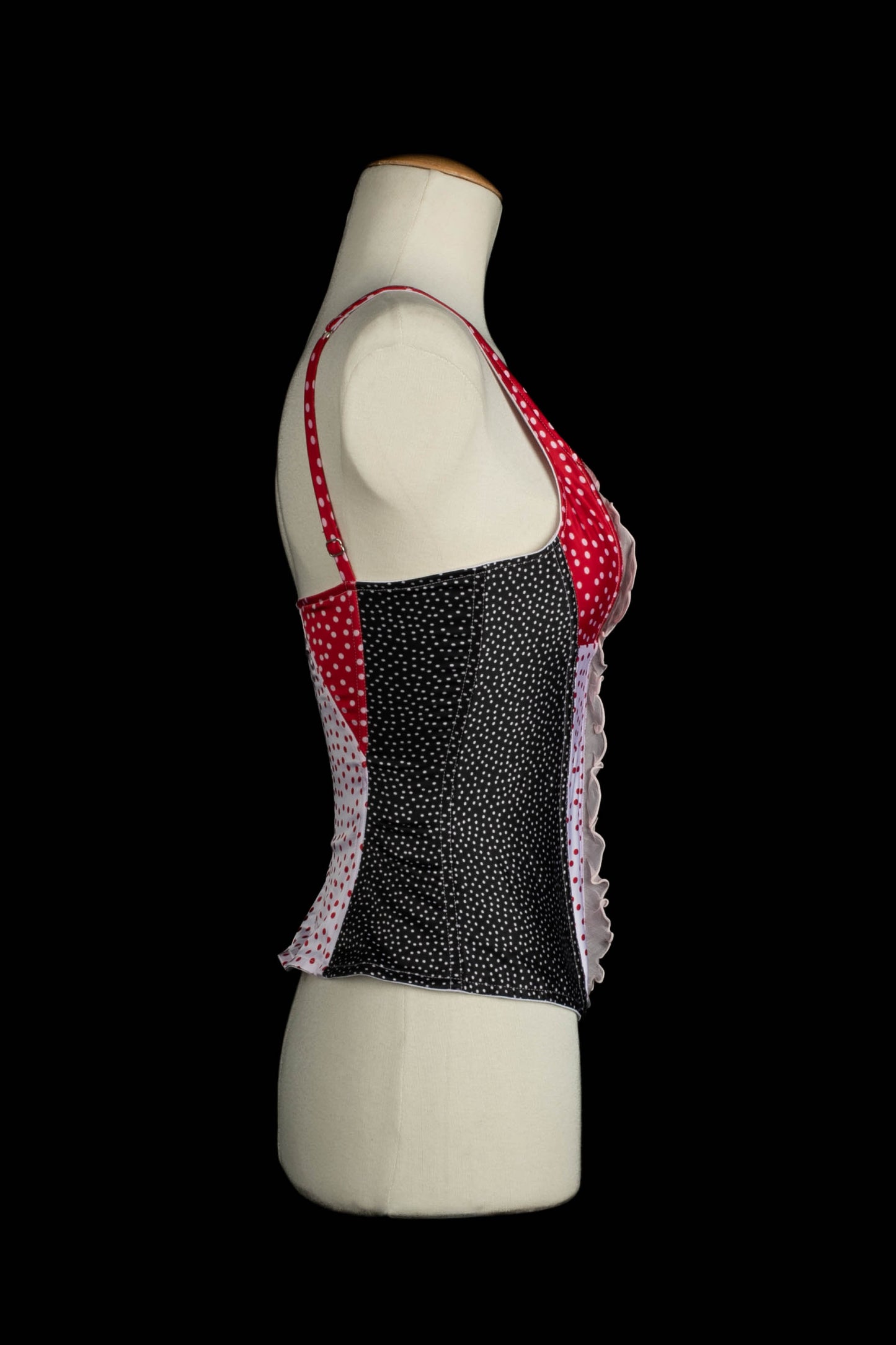Haut bustier à pois Christian Lacroix