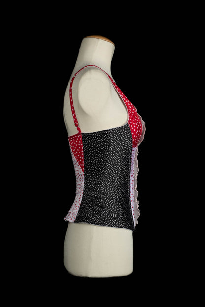 Haut bustier à pois Christian Lacroix