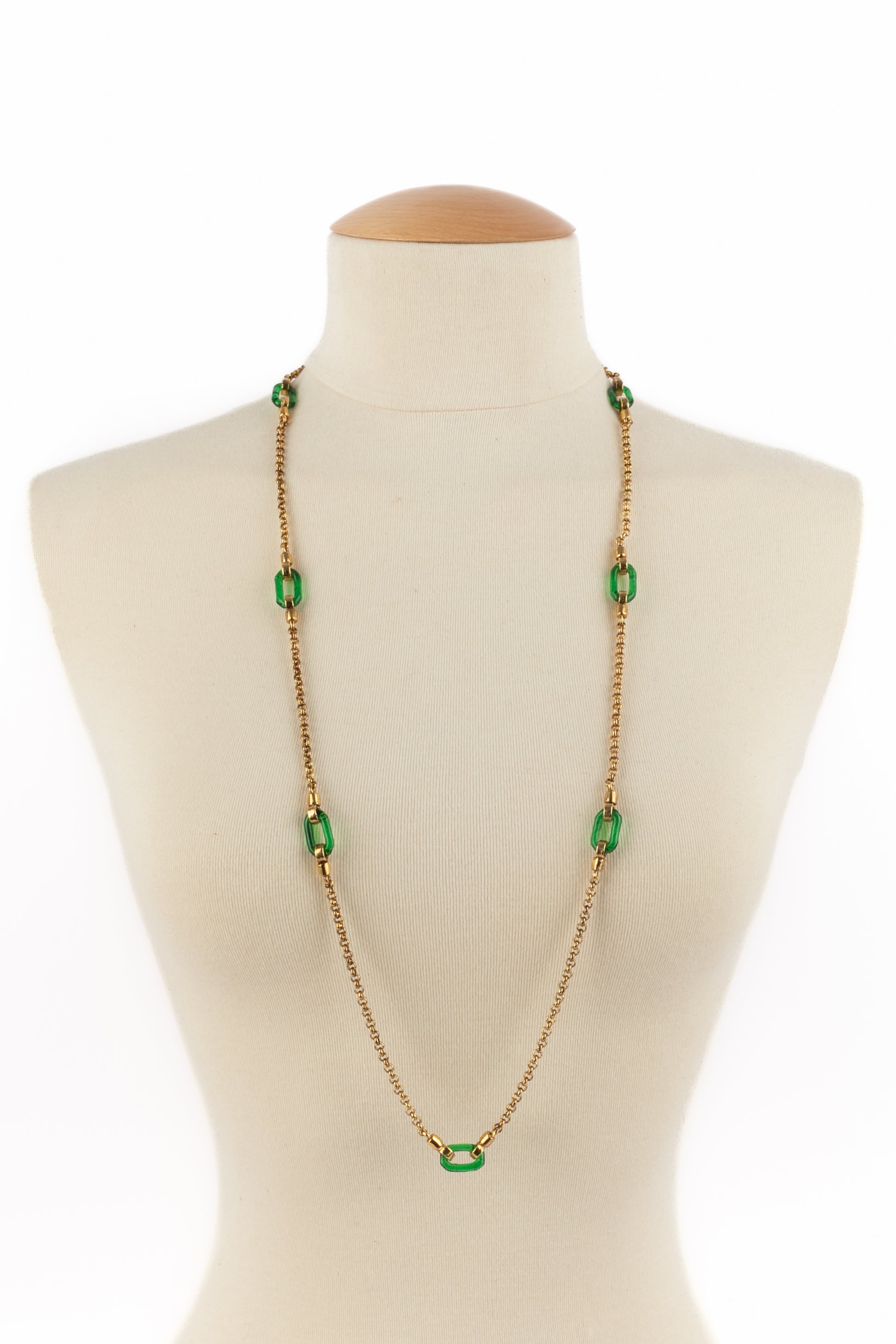 Collier fin Chanel 1980's