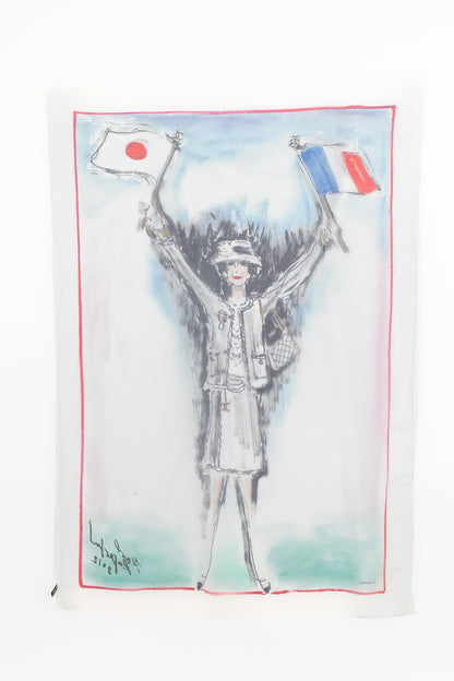 Foulard en soie Chanel