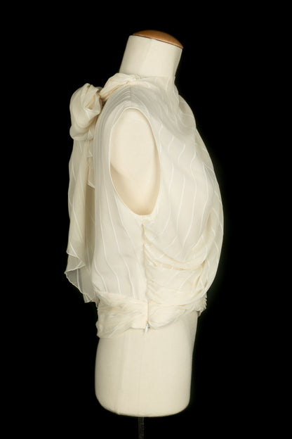 Haut en soie Christian Dior 