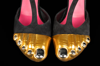 Escarpins trompe-l'oeil Schiaparelli 2023