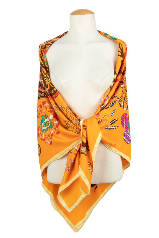 Foulard "En attendant Ulysse" Hermès