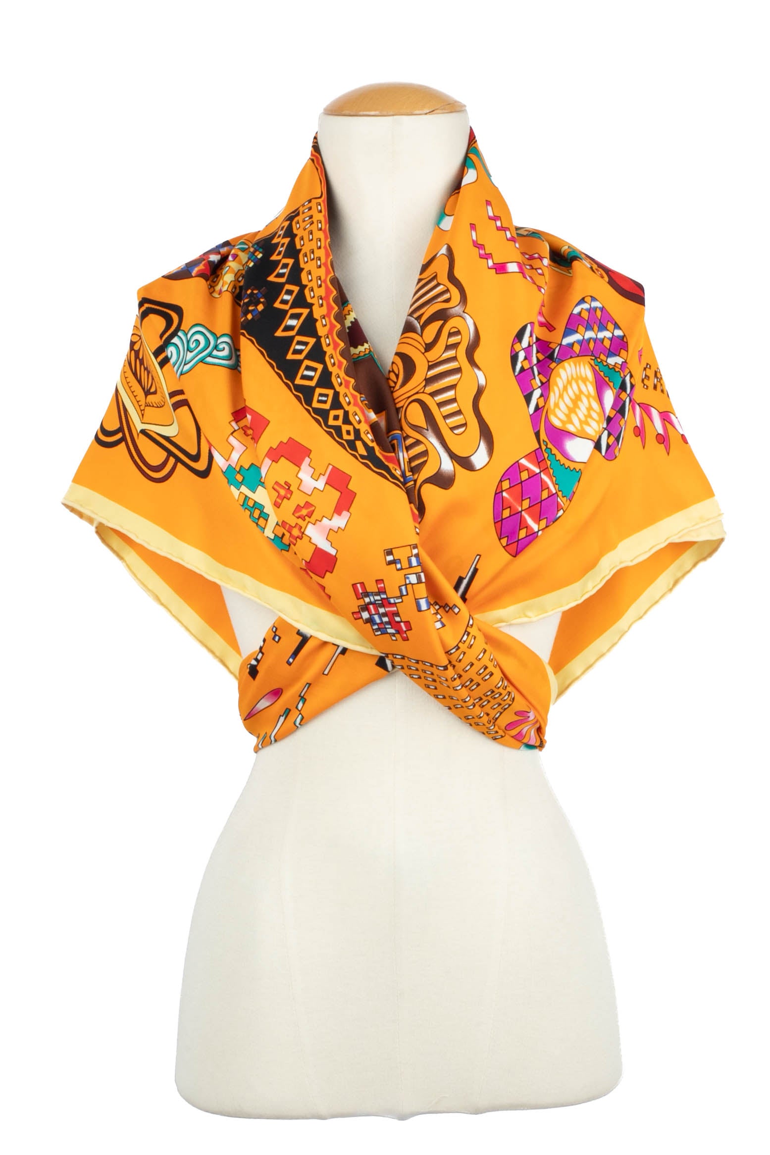 Foulard "En attendant Ulysse" Hermès