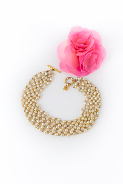 Collier de perles Karl Lagerfeld