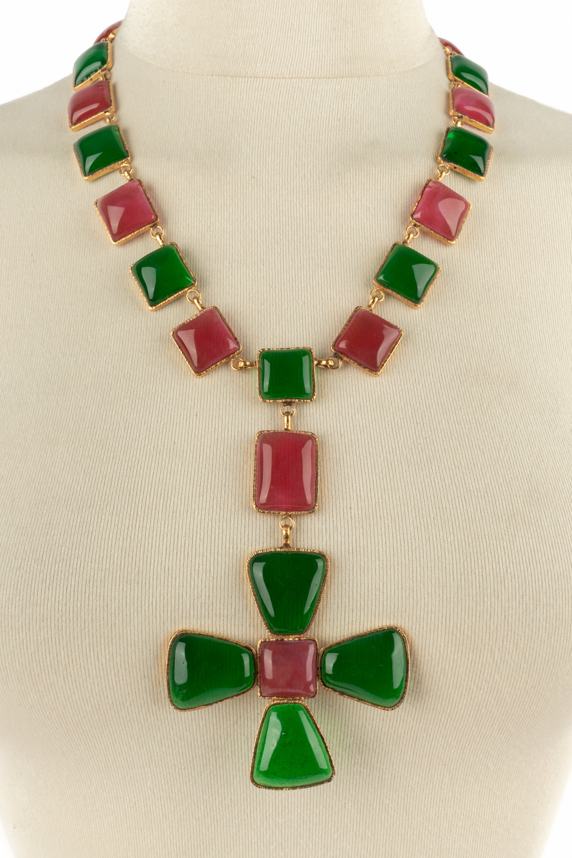 Collier croix Augustine