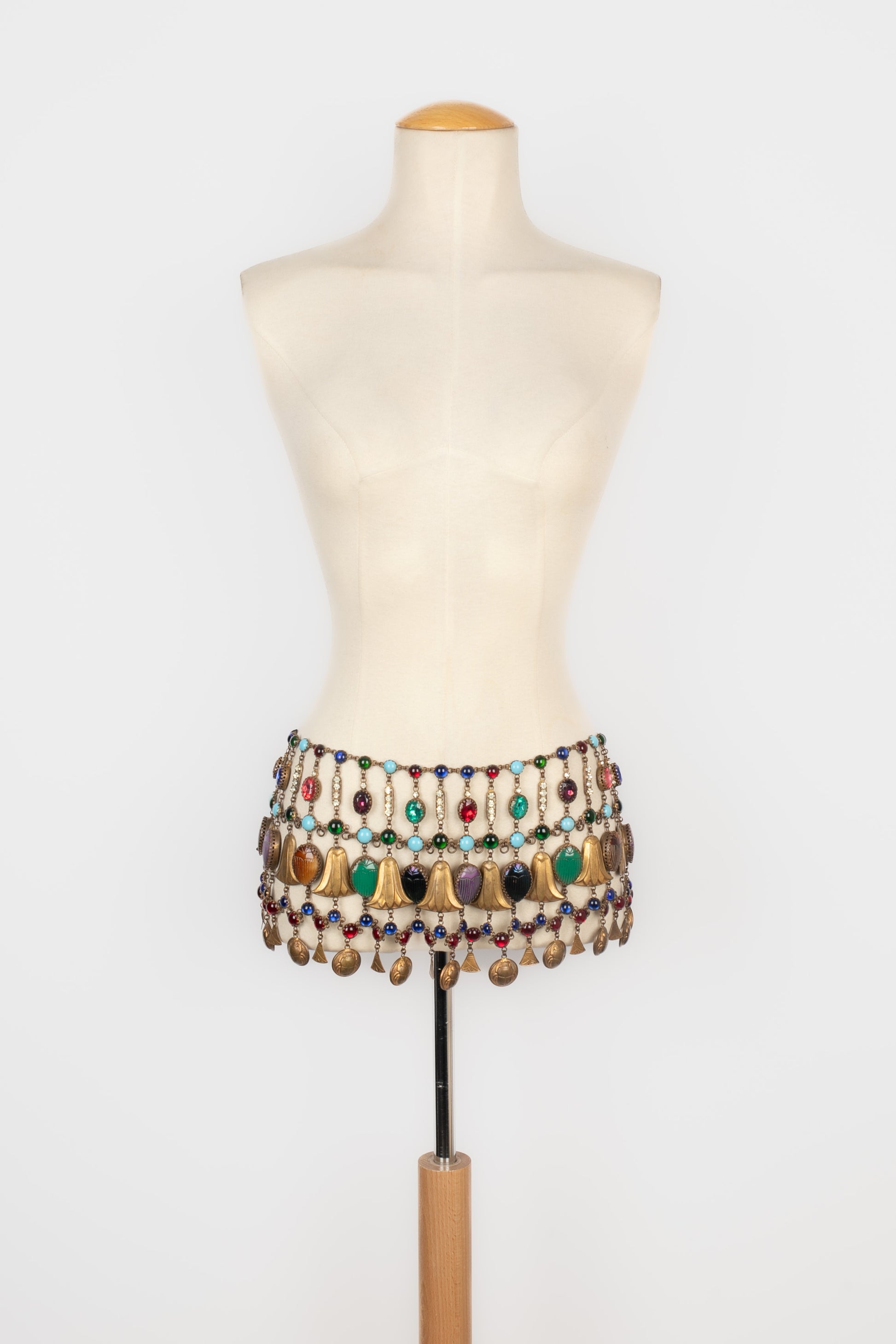 Collier plastron "Egyptien" Théâtre 