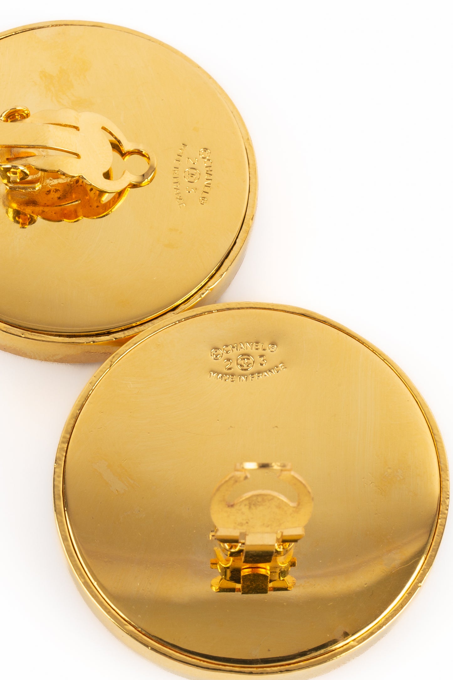 Boucles d'oreilles trèfles Chanel