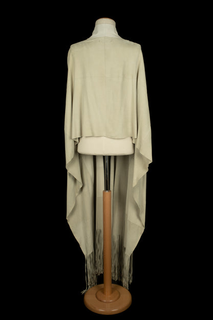 Cape en cuir Jean-Paul Gaultier