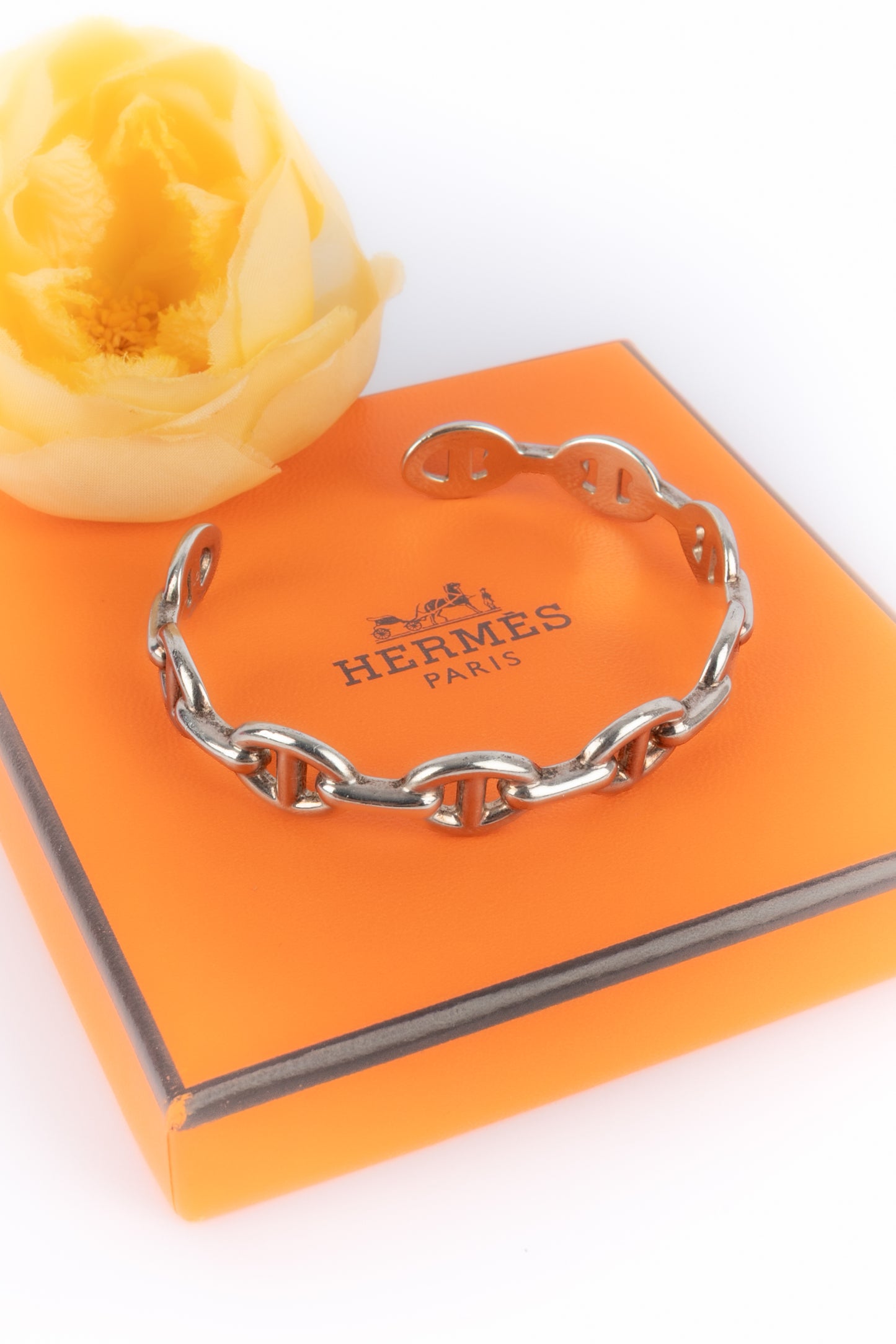 Bracelet "chaîne d'ancre enchainée" Hermes