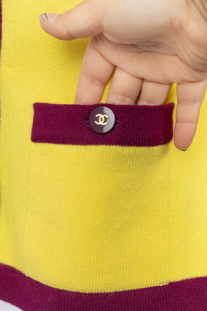 Gilet en cachemire Chanel Automne 1995