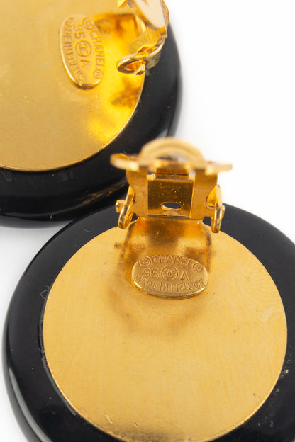 Boucles d'oreilles cc Chanel 1995