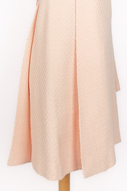 Manteau en laine rose Dior 