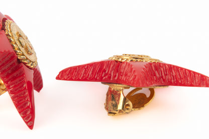 Boucles d'oreilles "étoile de mer" Chanel Haute Couture Eté 1989