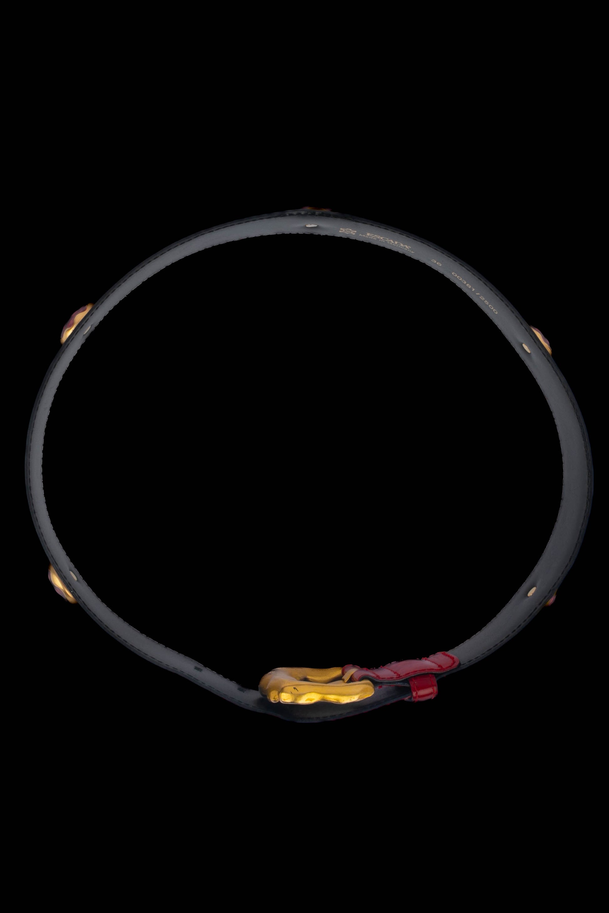 Ceinture en cuir Escada 1990's