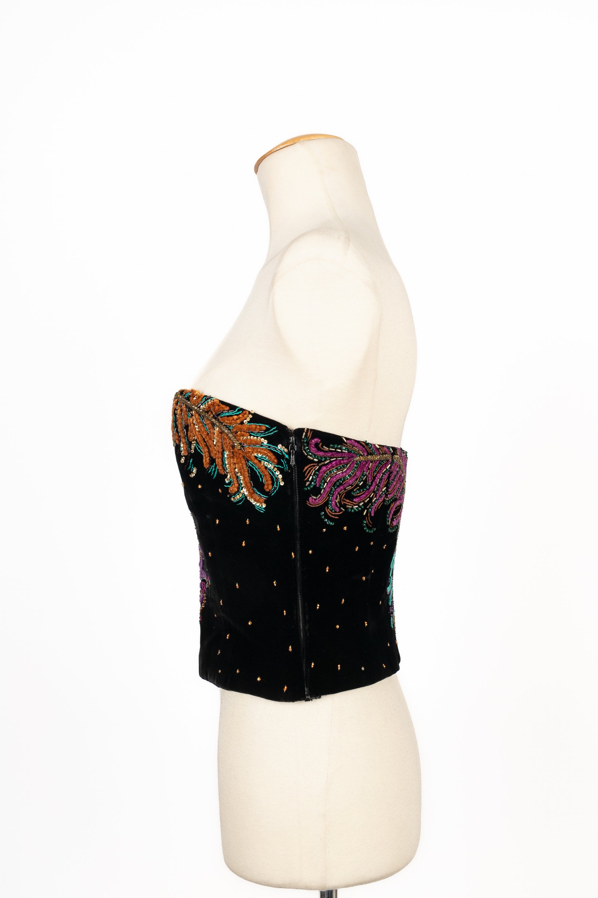 Haut bustier Christian Dior 1990's