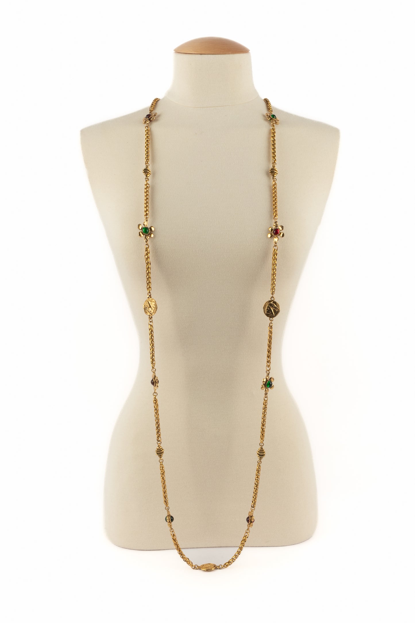 Collier fleurs Chanel 1980's