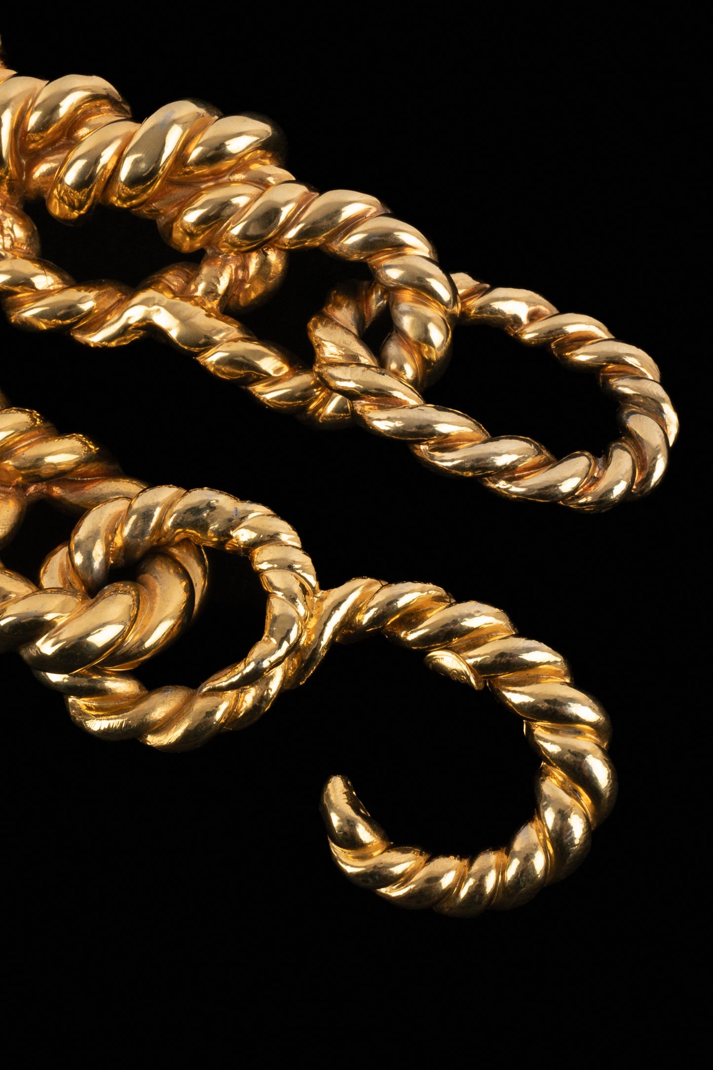 Ceinture dorée Chanel Printemps-Eté 1990