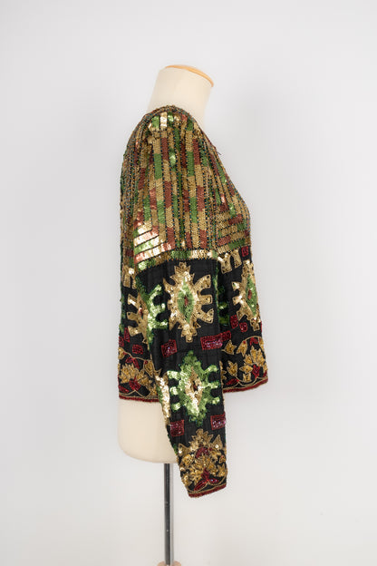 Veste à paillettes Christian Lacroix 