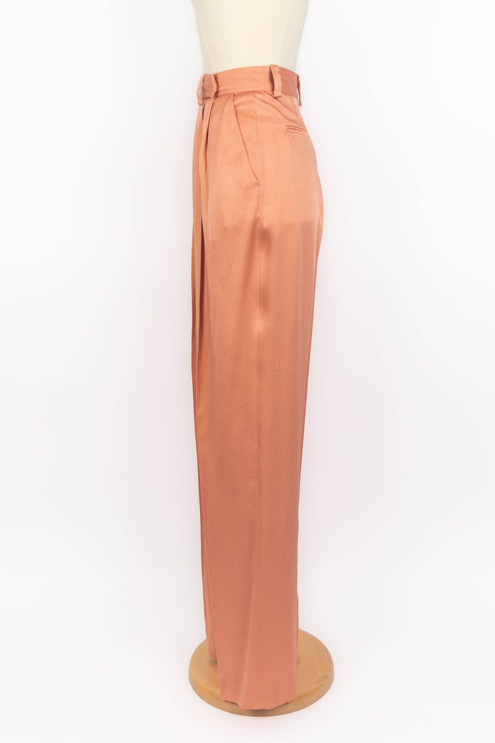 Pantalon en satin Lanvin