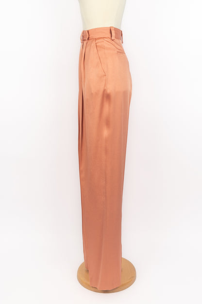 Pantalon en satin Lanvin