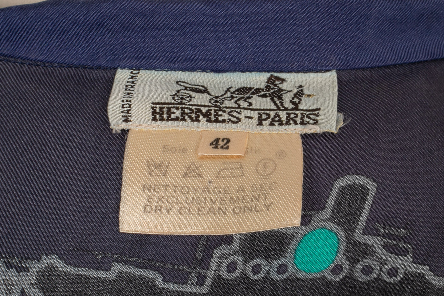 Chemise en soie Hermès