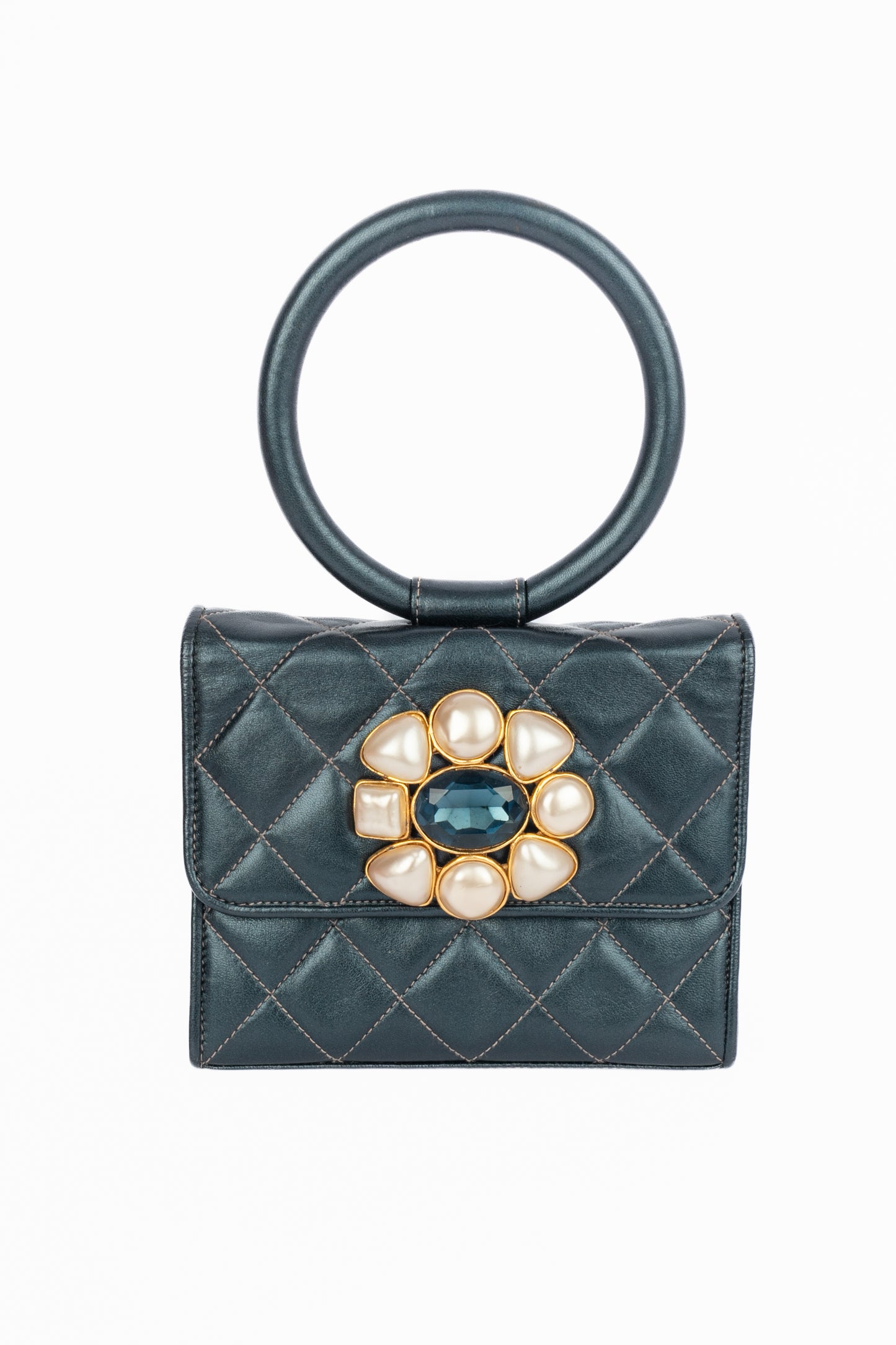 Sac en cuir Chanel 1991-1992