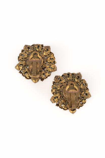 Boucles d'oreilles baroques Chanel