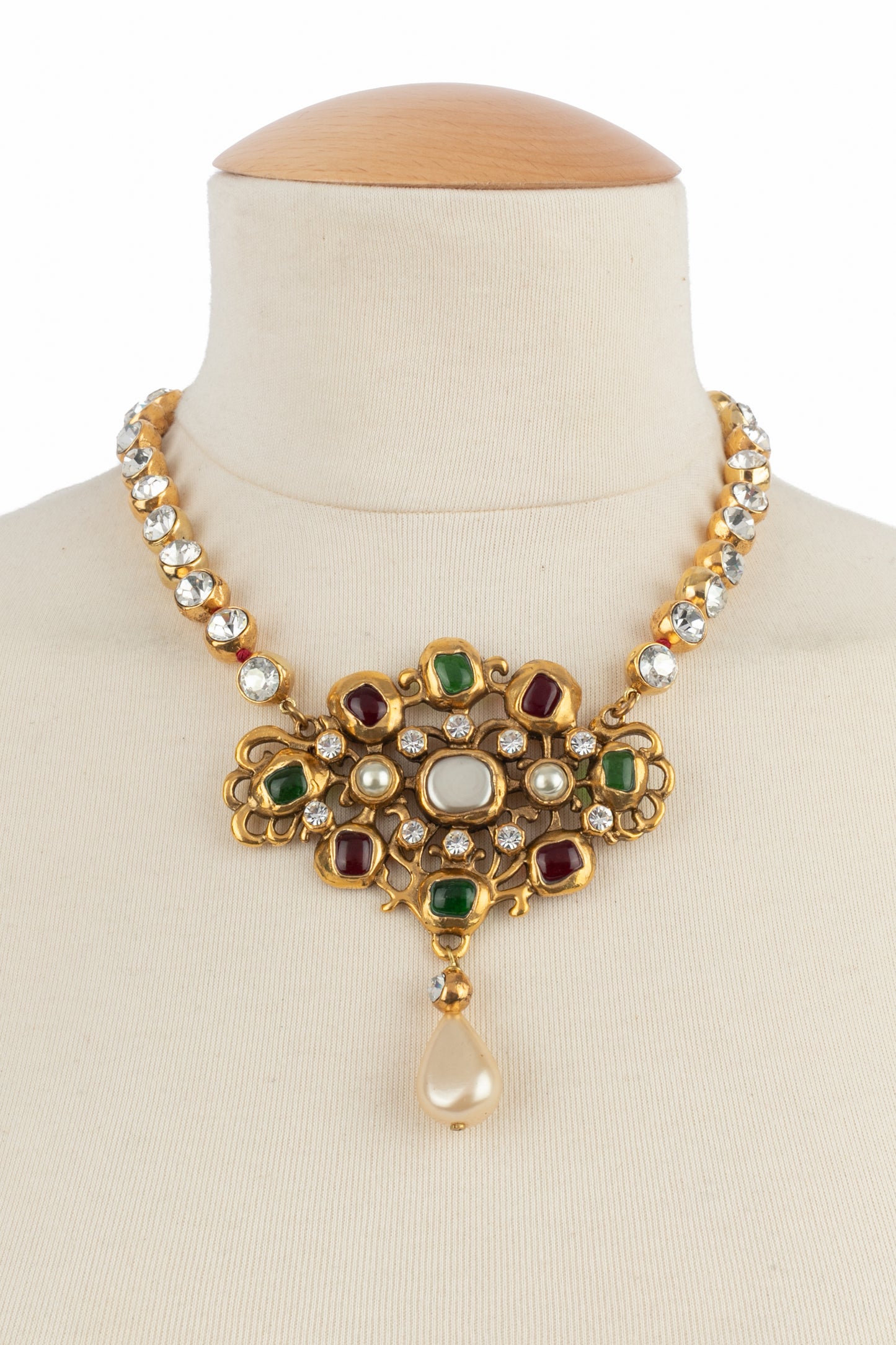 Collier byzantin Chanel 1985's