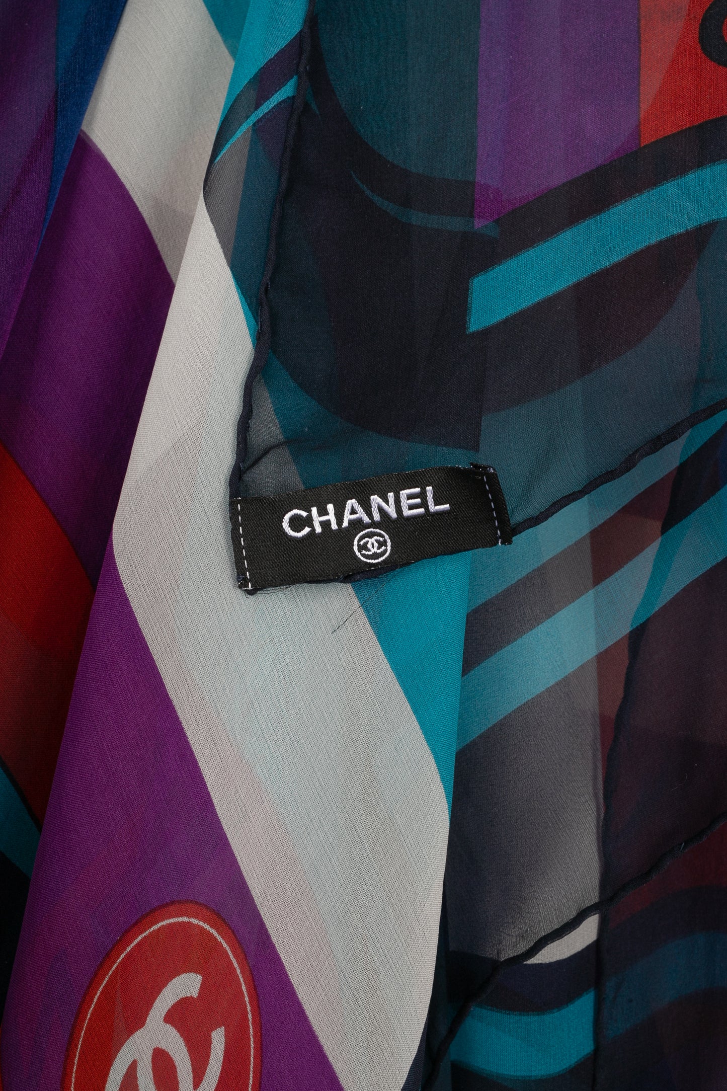 Foulard en soie Chanel