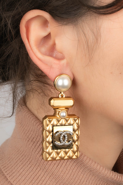 Boucles d'oreilles "Flacons" Chanel