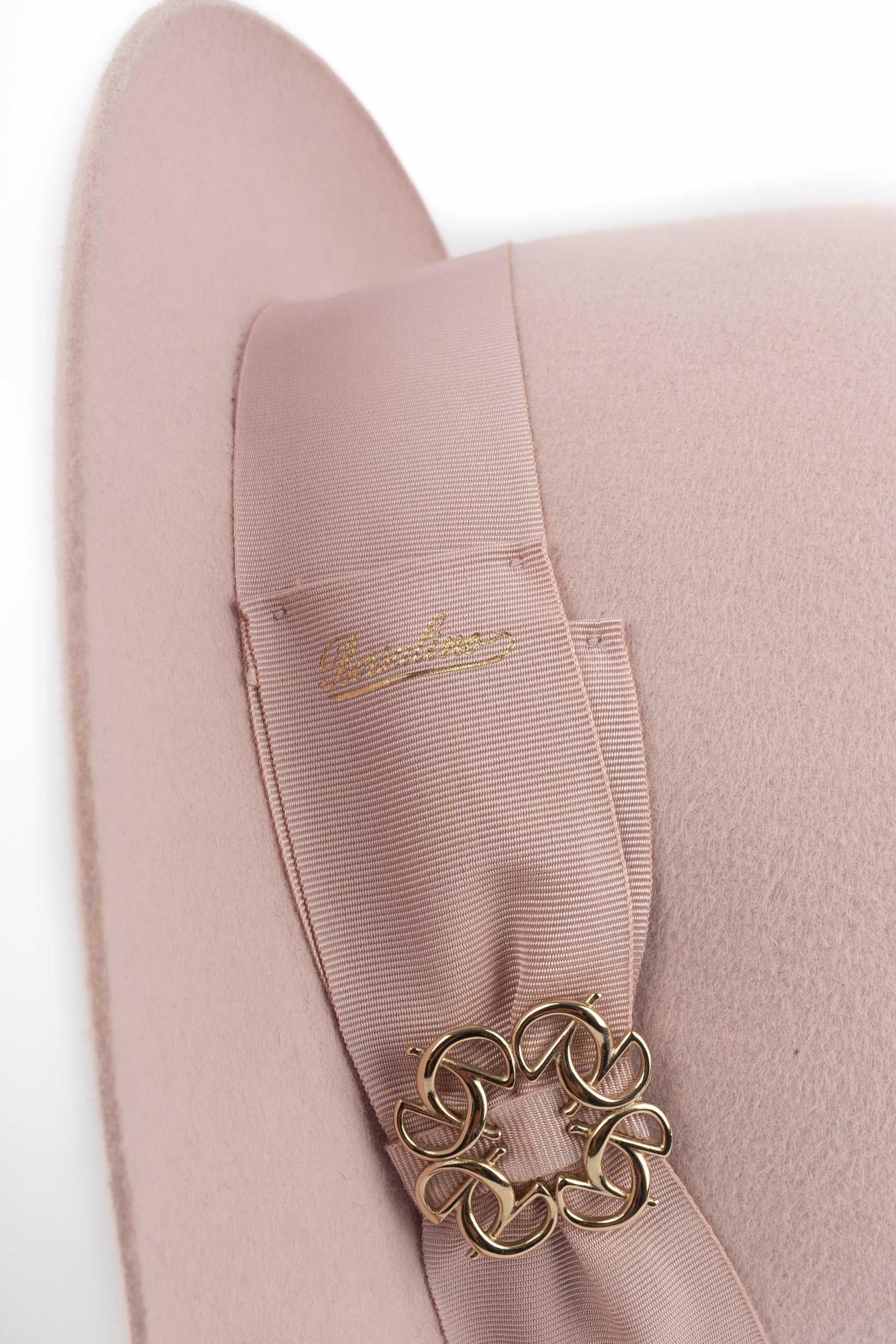 Chapeau borsalino rose Elie Saab