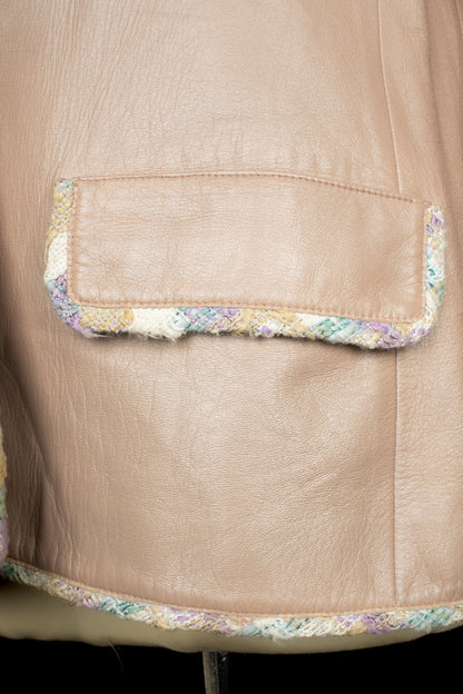 Veste en cuir Chanel Printemps 2005