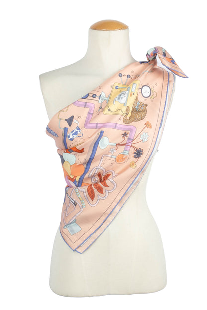 Carré / Foulard "Tea for two" Hermès