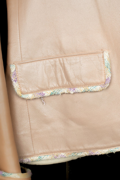 Veste en cuir Chanel Printemps 2005