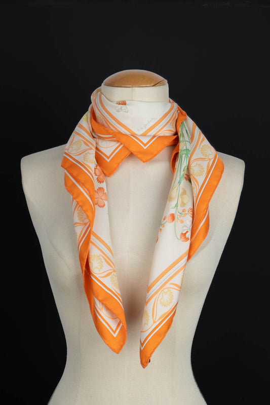 Foulard / carré "Oeillets sauvages et autres Caryophyllées" Hermès