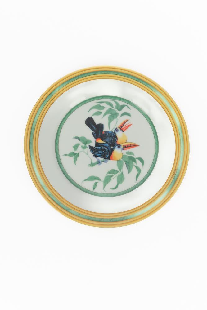  Vaisselles "Le Toucans" Hermès 1986
