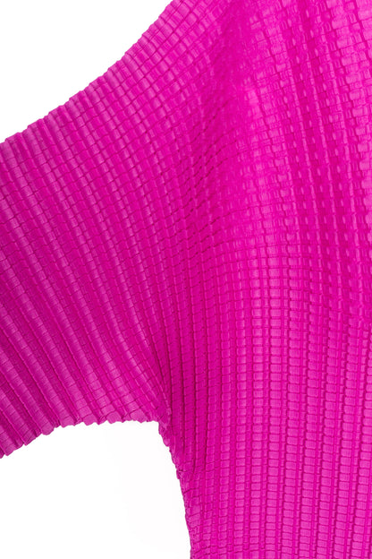 Robe rose Pleats Please Issey Myiake