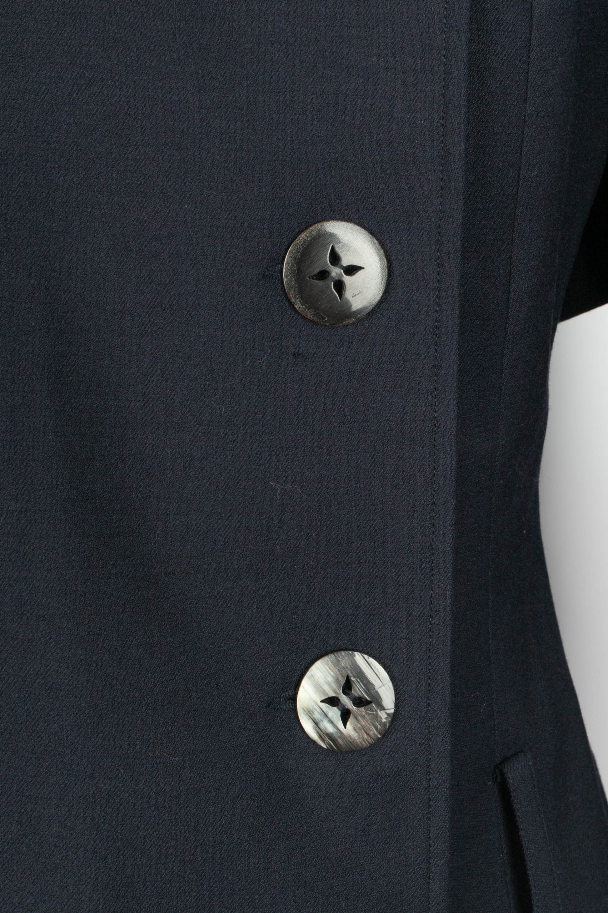 Veste bleue John Galliano Automne 2002