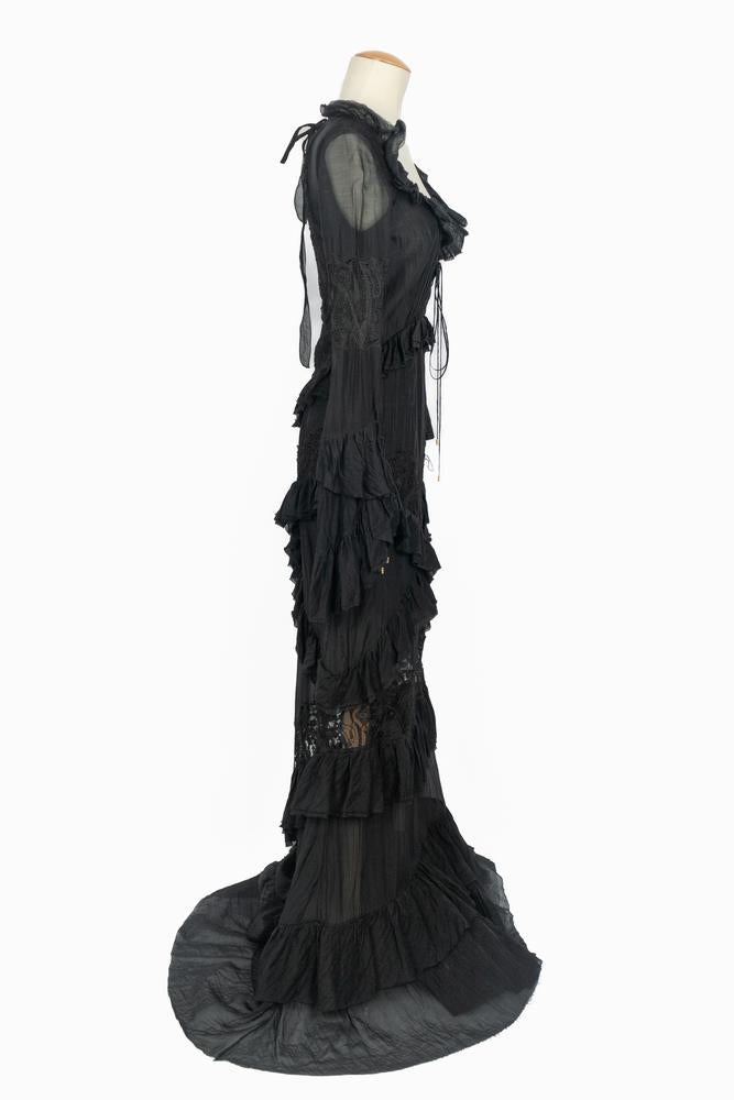 Longue robe en soie Emilio Pucci