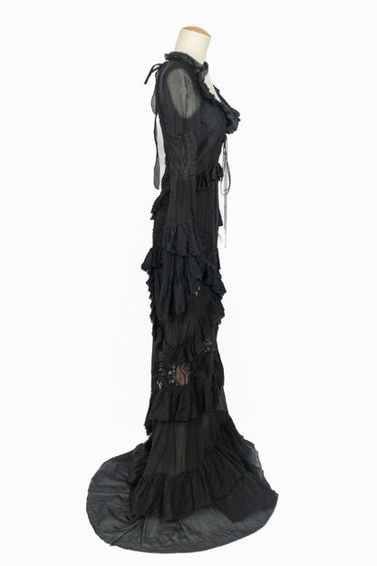 Longue robe en soie Emilio Pucci