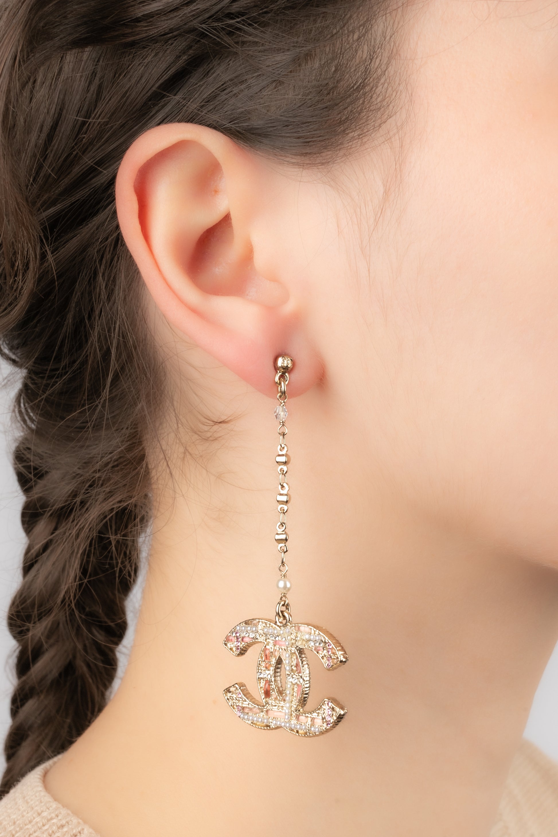 Boucles d'oreilles cc Chanel