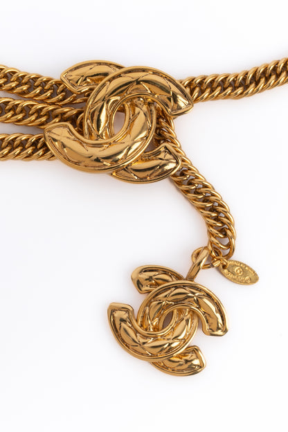 Ceinture cc Chanel 1985-1990's