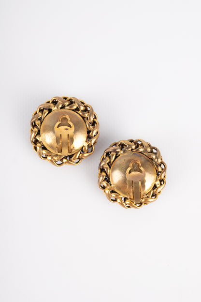 Boucles d'oreilles vertes Chanel