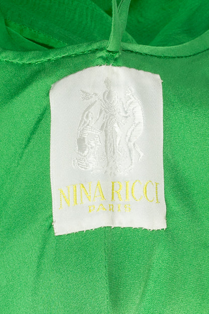 Robe en soie Nina Ricci Haute Couture 