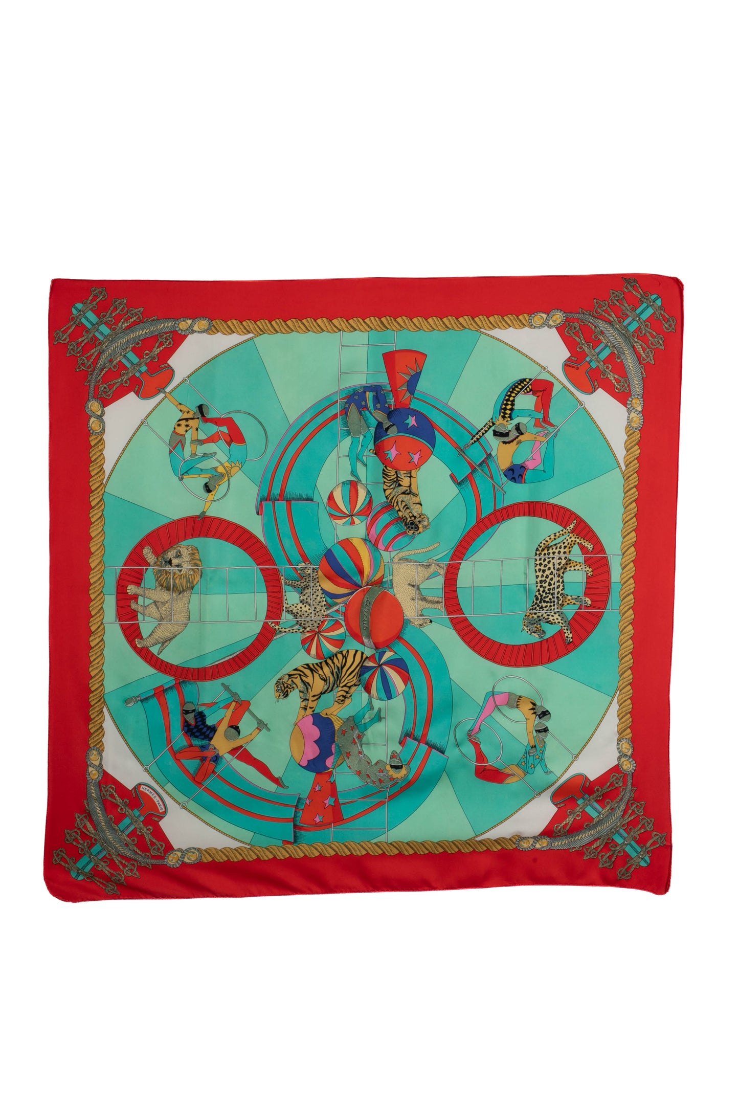 Foulard / carré Hermès "Circus"