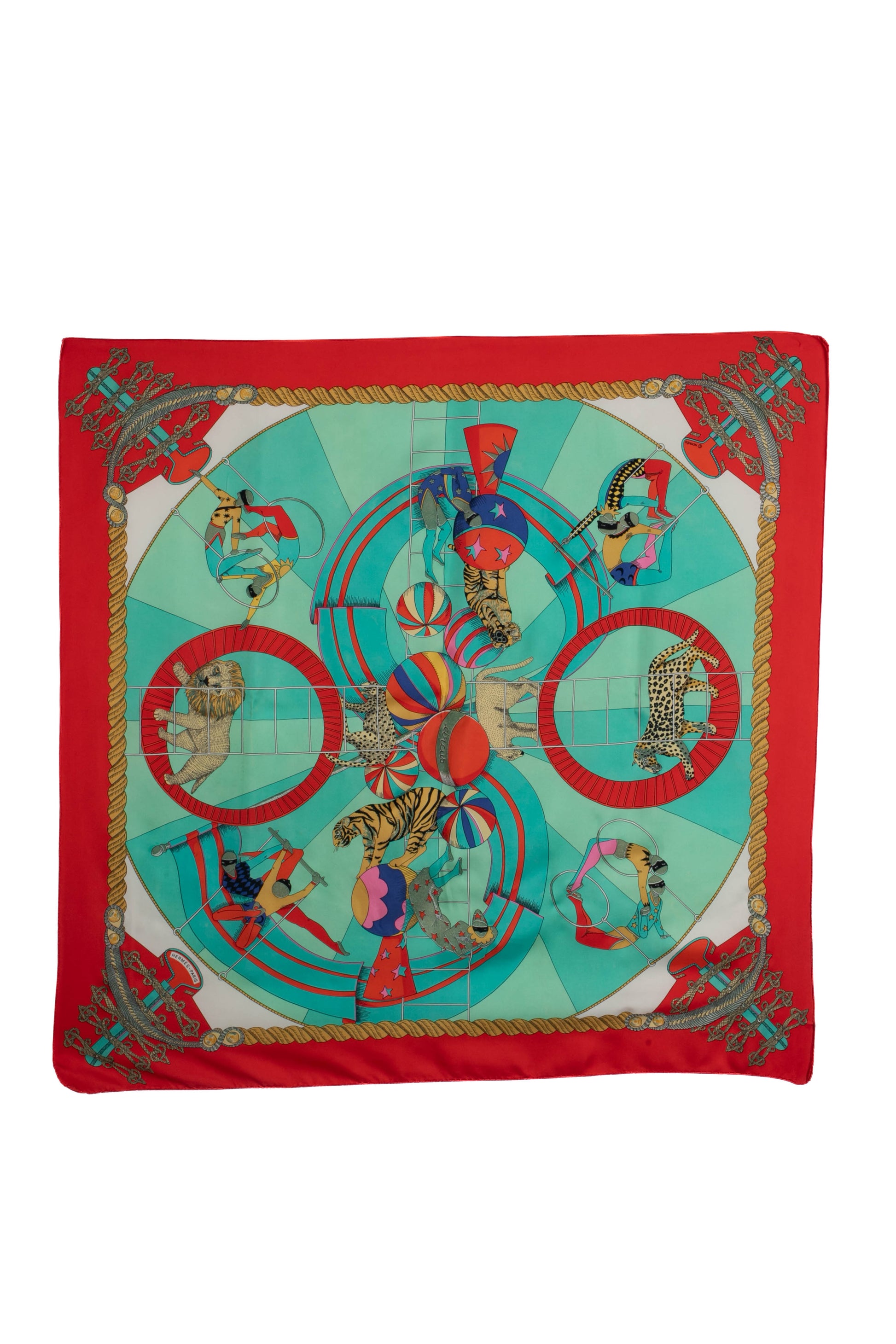 Foulard / carré Hermès "Circus"