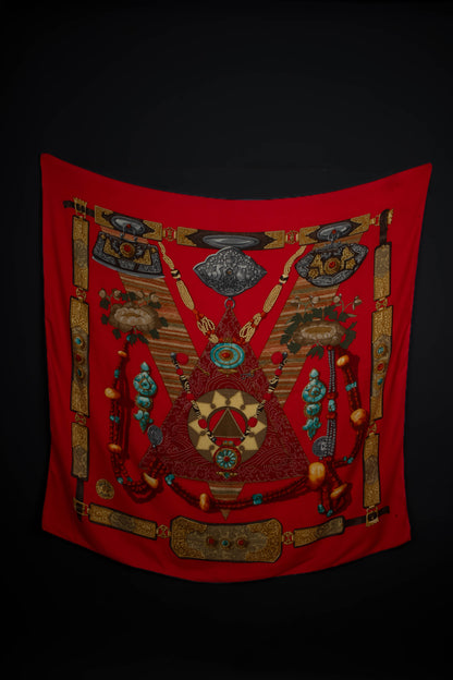 Châle / foulard "Tibet" Hermès