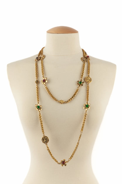 Collier fleurs Chanel 1980's