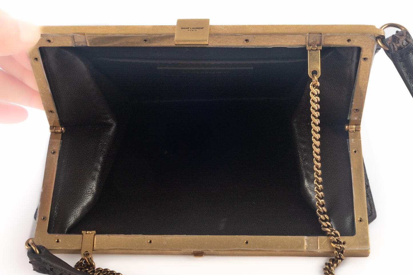 Sac à main "Python Nuit Blanche" Yves Saint Laurent